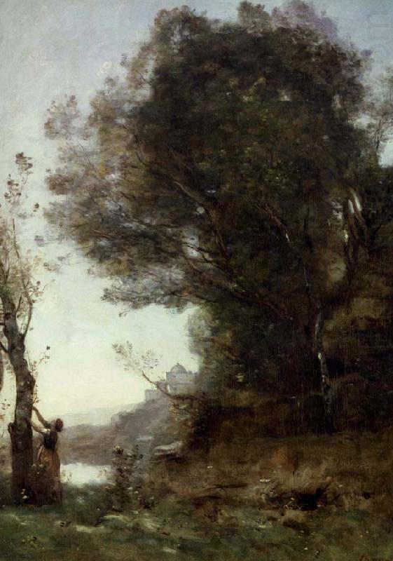 appelskord i ariccia, Jean Baptiste Camille  Corot